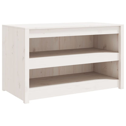 Mobili da Cucina da Esterno 2 pz Bianchi Legno Massello di Pino - homemem39