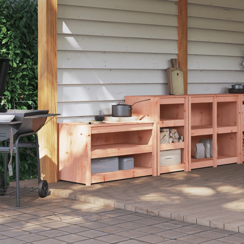 Mobili da Cucina da Esterno MEPPEL 2 pz in Legno Massello di Douglas | homemem39