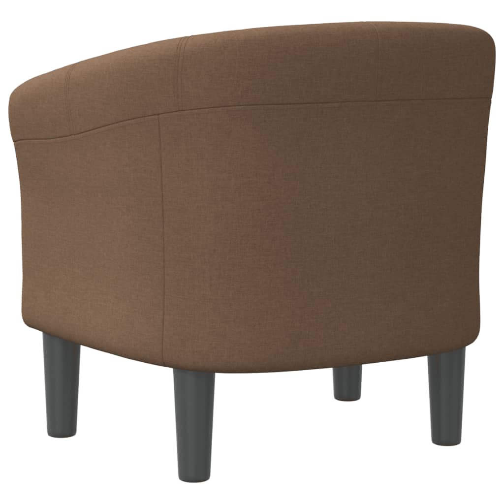 Poltrona Cabriolet Marrone in Tessuto | homemem39