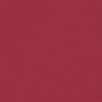 Poltrona Cabriolet con Poggiapiedi Rosso Vino in Tessuto | homemem39