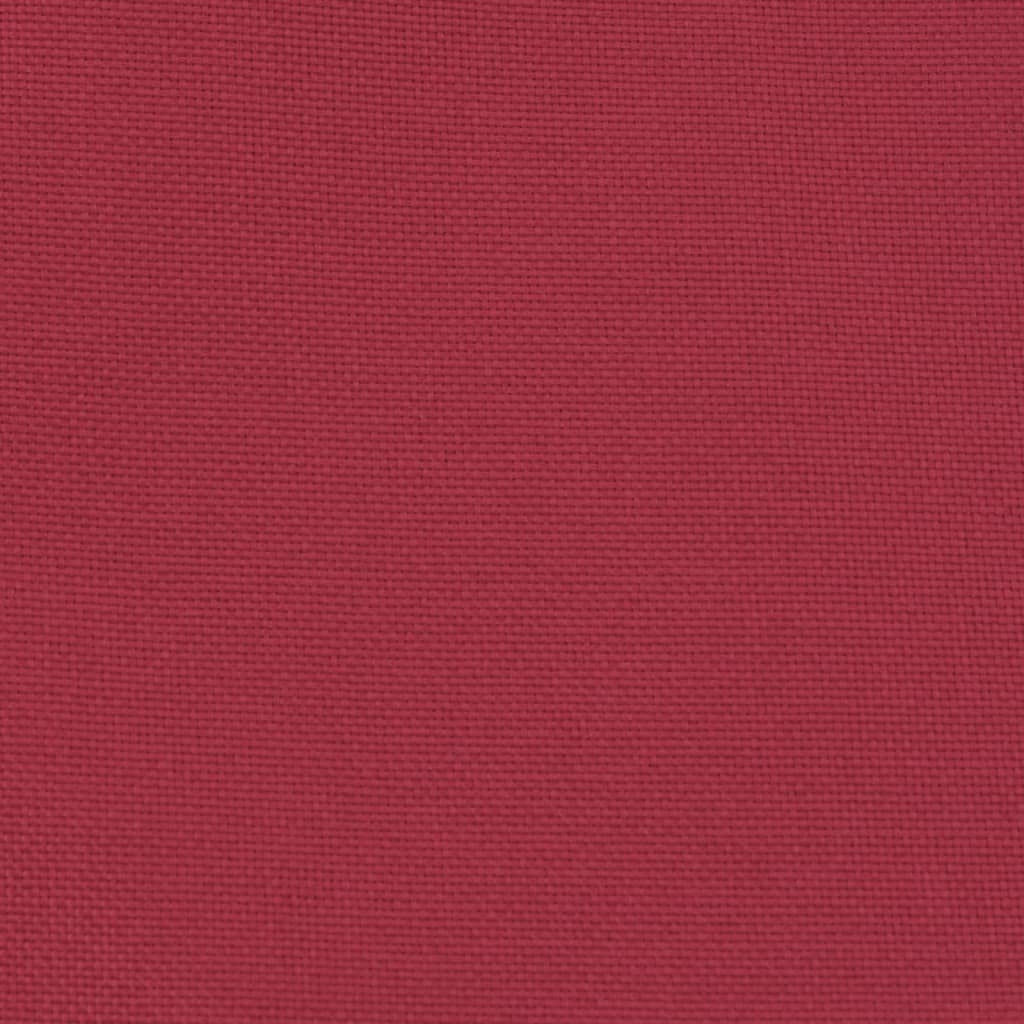 Poltrona Cabriolet con Poggiapiedi Rosso Vino in Tessuto - homemem39