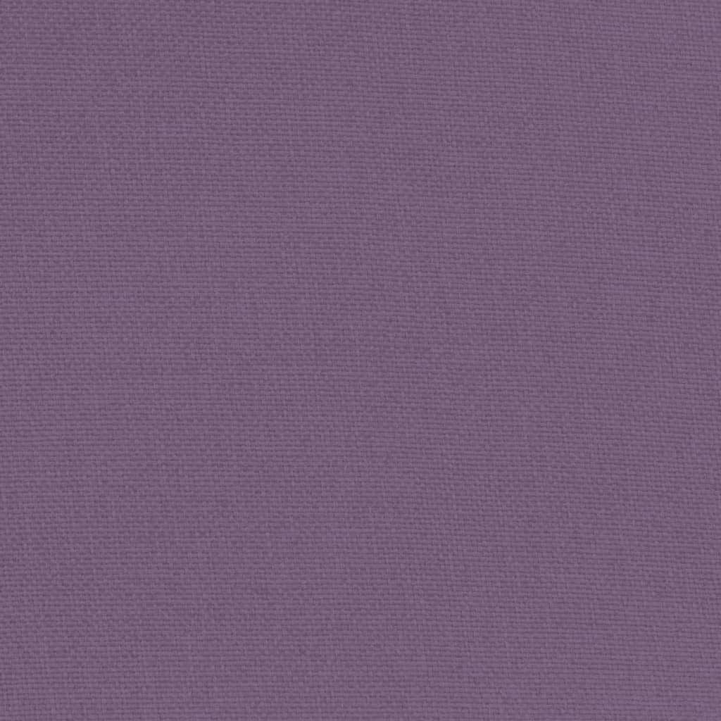 Poltrona Cabriolet con Poggiapiedi Viola in Tessuto | homemem39