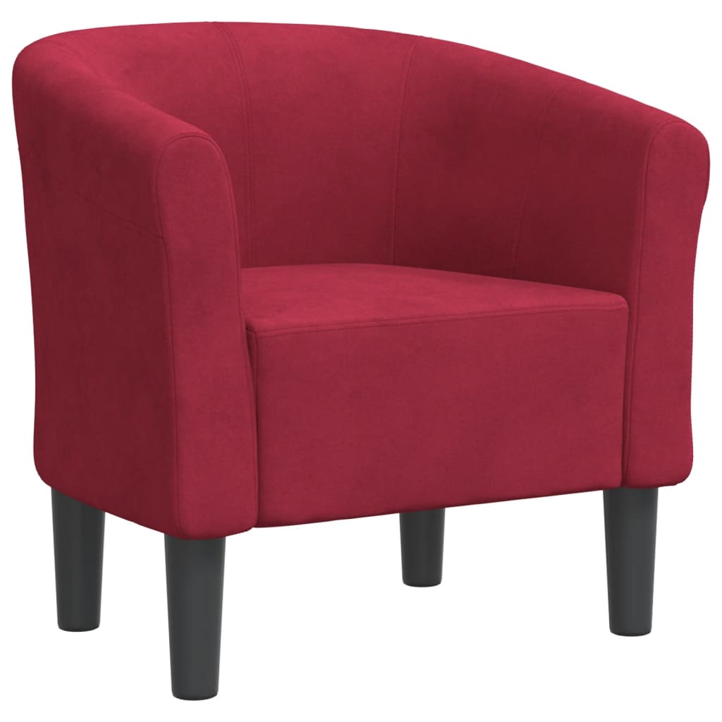 Poltrona Cabriolet Rosso Vino