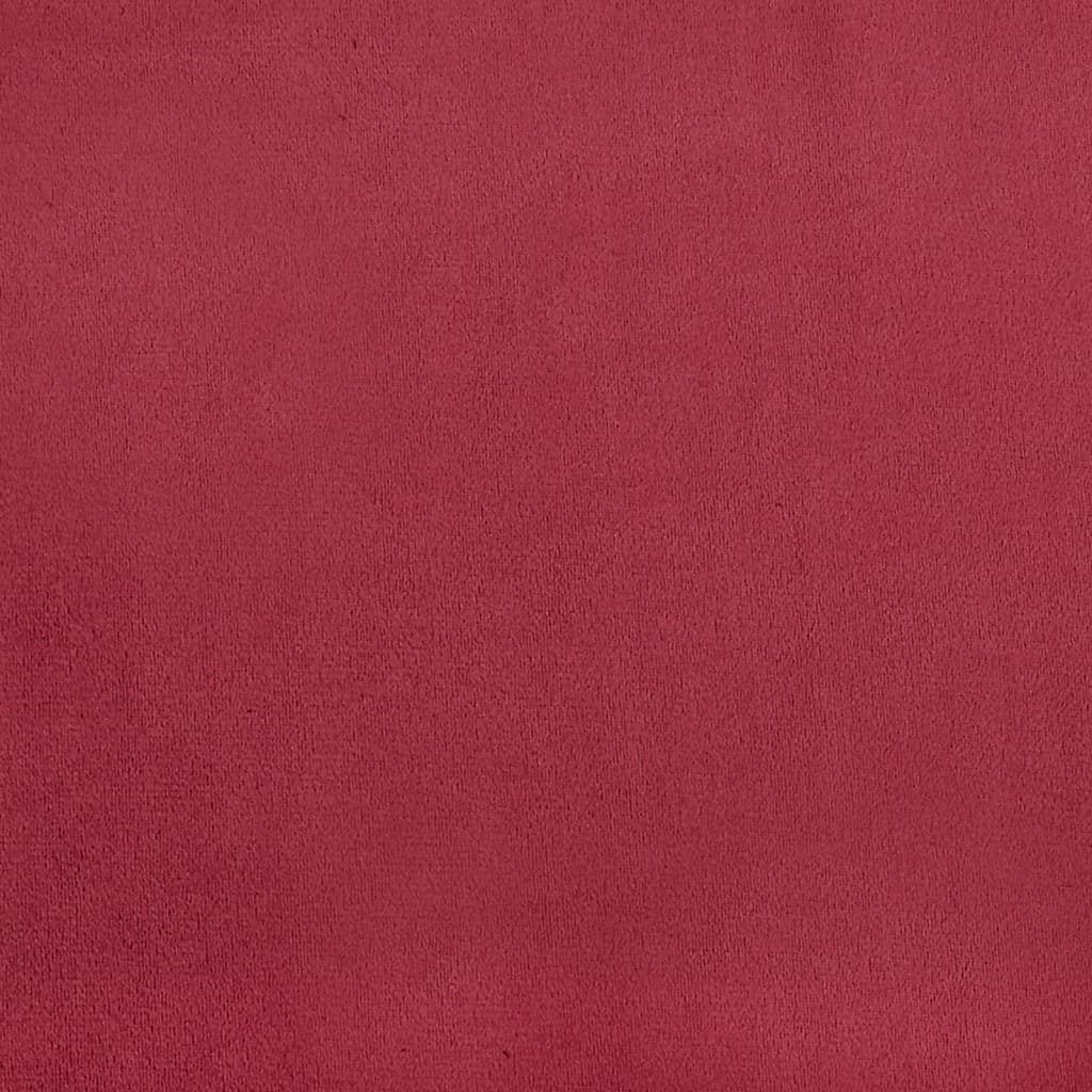 Poltrona Cabriolet Rosso Vino in Velluto | homemem39