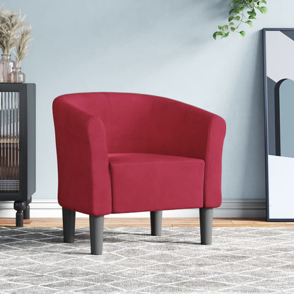 Poltrona Cabriolet Rosso Vino