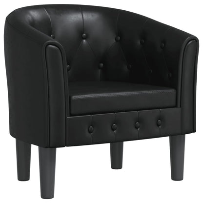 Poltrona Cabriolet Nera in Similpelle | homemem39