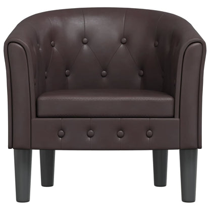 Poltrona Cabriolet Marrone in Similpelle | homemem39