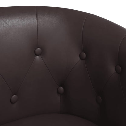 Poltrona Cabriolet Marrone in Similpelle | homemem39