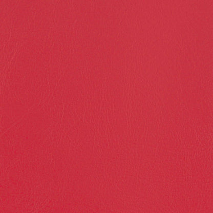 Poltrona a Pozzetto con Poggiapiedi Rossa in Similpelle - homemem39