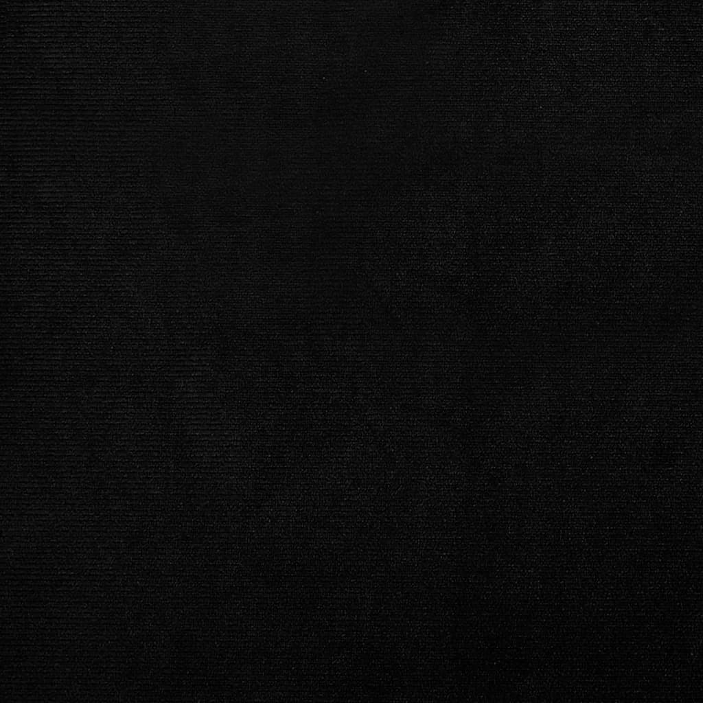 Poltrona Cabriolet Nera in Velluto - homemem39