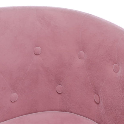 Poltrona Cabriolet Rosa in Velluto | homemem39