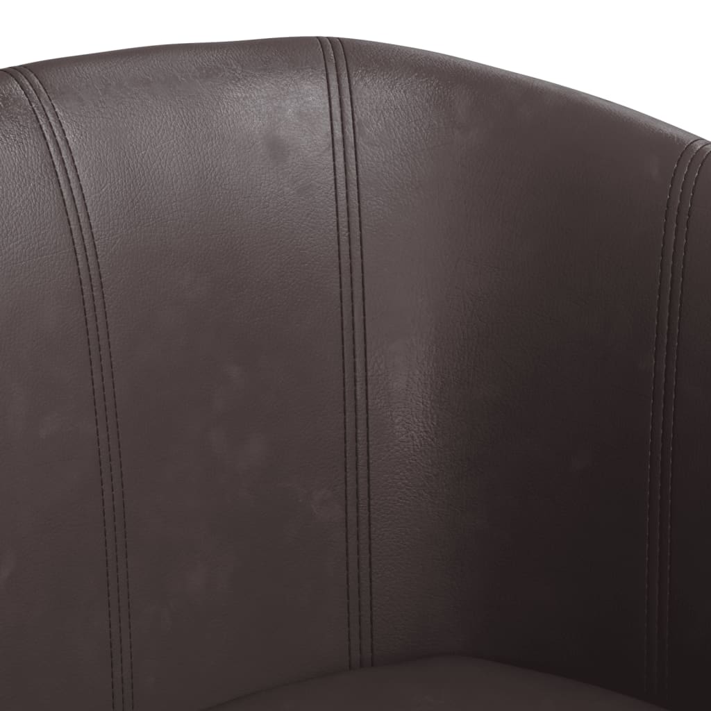 Poltrona Cabriolet Marrone in Similpelle | homemem39