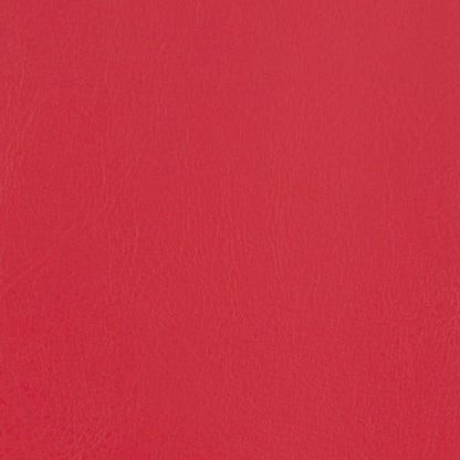 Poltrona a Pozzetto con Poggiapiedi Rossa in Similpelle - homemem39