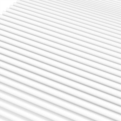 Materasso in Schiuma Bianco 90x190 cm Durezza H2 H3