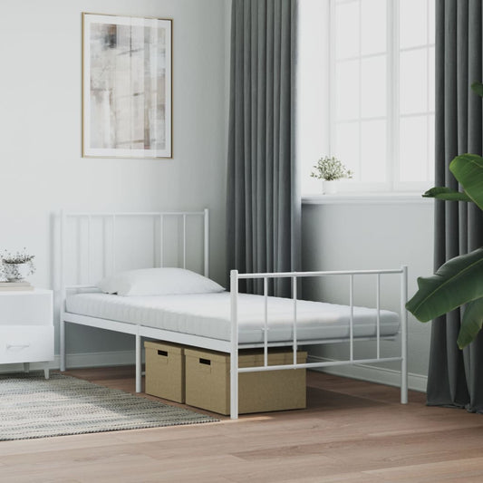 Materasso in Schiuma Bianco 90x190 cm 7 Zone Durezza 20 ILD | homemem39