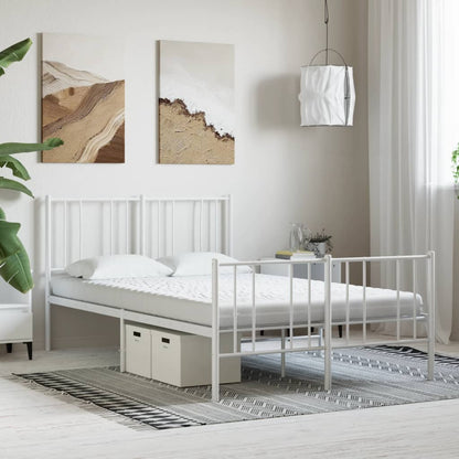 Materasso in Schiuma Bianco 140x190 cm 7 Zone Durezza 20 ILD | homemem39