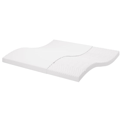 Materasso in Schiuma Bianco 200x200 cm 7 Zone Durezza 20 ILD