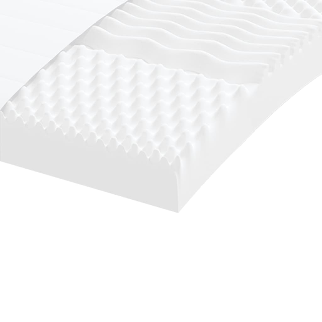 Materasso in Schiuma Bianco 200x200 cm 7 Zone Durezza 20 ILD | homemem39