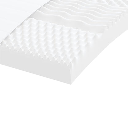 Materasso in Schiuma Bianco 200x200 cm 7 Zone Durezza 20 ILD | homemem39