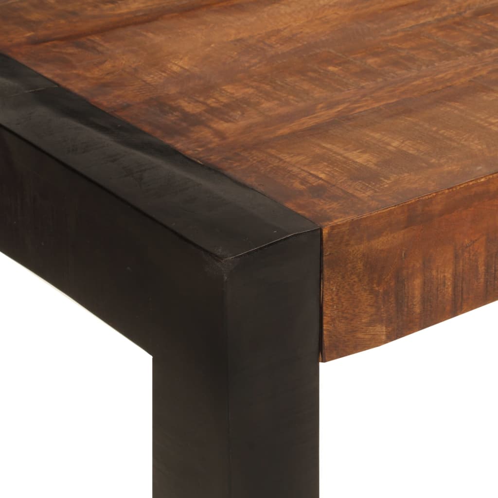 Tavolo da Pranzo ambra 120x60x76 cm in Legno Massello di Mango | homemem39
