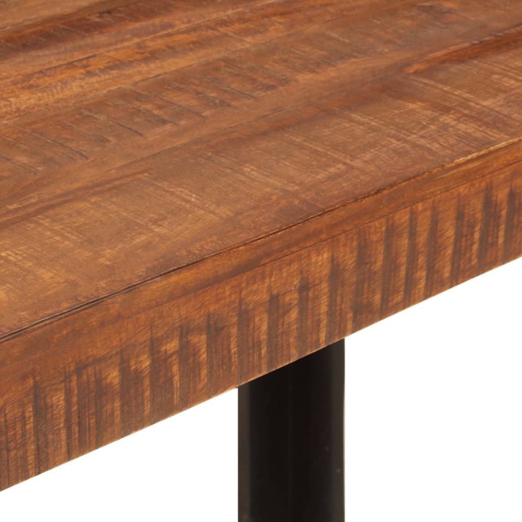 Tavolo da Pranzo ambra 120x60x76 cm in Legno Massello di Mango | homemem39