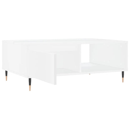 Tavolino da Salotto Bianco 90x60x35 cm in Legno Multistrato