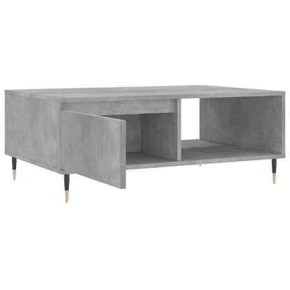Tavolino da Salotto Grigio Cemento 90x60x35cm Legno Multistrato | homemem39