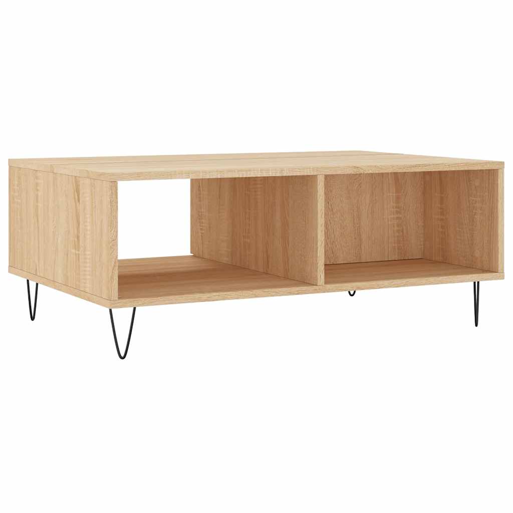 Tavolino da Salotto Rovere Sonoma 90x60x35 cm Legno Multistrato | homemem39