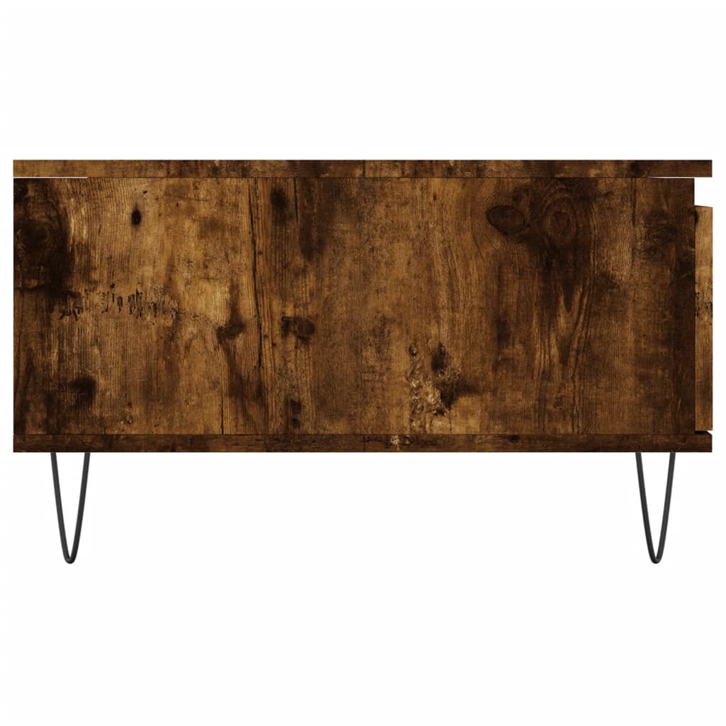 Tavolino da Salotto Rovere Fumo 90x60x35cm in Legno Multistrato | homemem39
