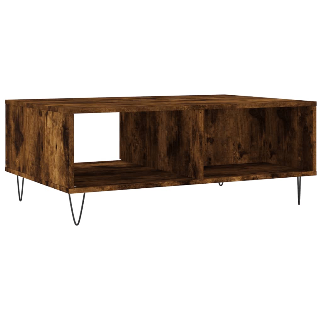 Tavolino da Salotto Rovere Fumo 90x60x35cm in Legno Multistrato | homemem39