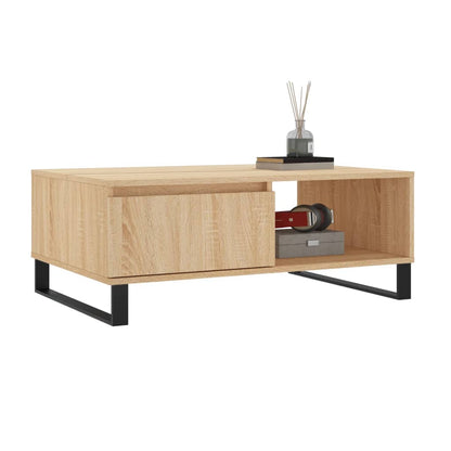 Tavolino da Salotto Rovere Sonoma 90x60x35 cm Legno Multistrato | homemem39