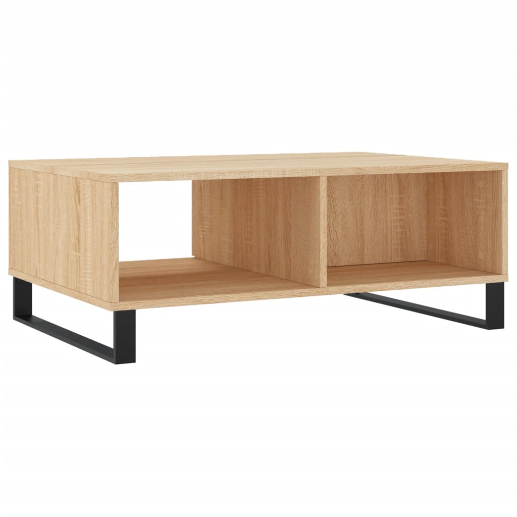 Tavolino da Salotto Rovere Sonoma 90x60x35 cm Legno Multistrato | homemem39