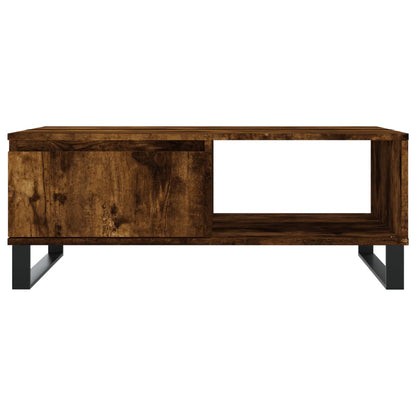 Tavolino da Salotto Rovere Fumo 90x60x35cm in Legno Multistrato | homemem39