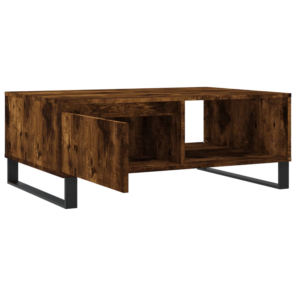 Tavolino da Salotto Rovere Fumo 90x60x35cm in Legno Multistrato | homemem39
