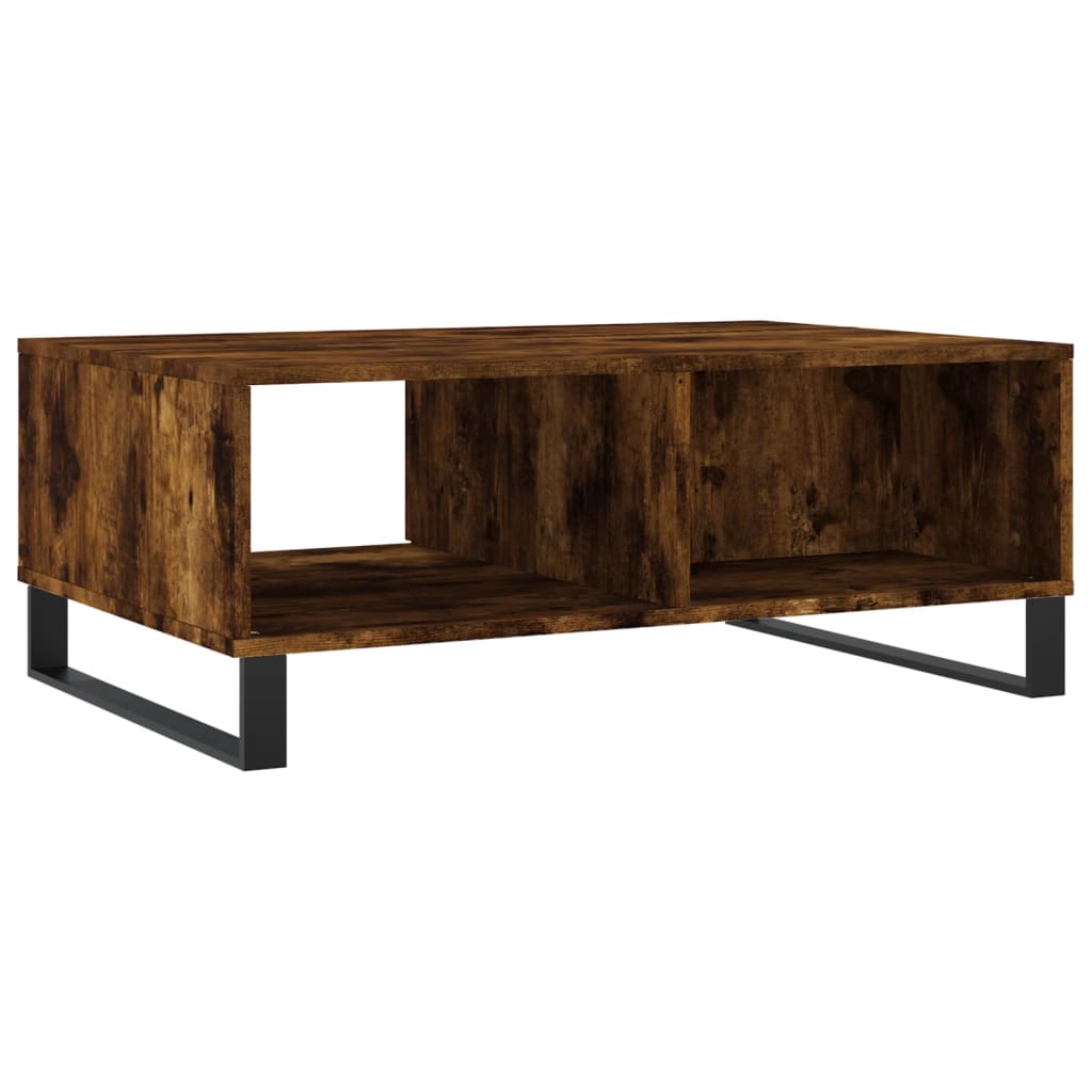 Tavolino da Salotto Rovere Fumo 90x60x35cm in Legno Multistrato | homemem39