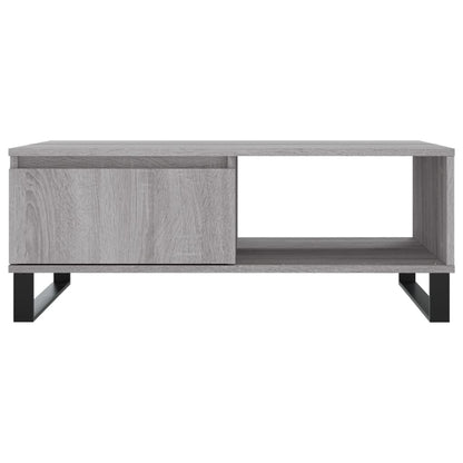 Tavolino da Salotto Grigio Sonoma 90x60x35 cm Legno Multistrato | homemem39