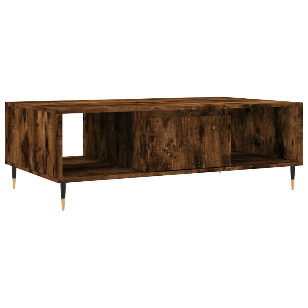 Tavolino da Salotto Rovere Fumo 104x60x35 cm Legno Multistrato | homemem39