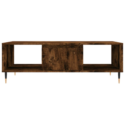Tavolino da Salotto Rovere Fumo 104x60x35 cm Legno Multistrato | homemem39