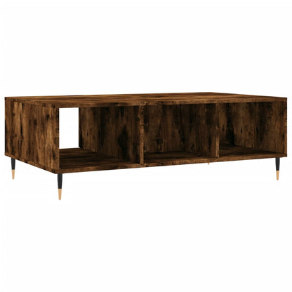 Tavolino da Salotto Rovere Fumo 104x60x35 cm Legno Multistrato | homemem39