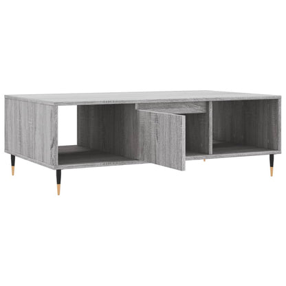 Tavolino da Salotto Grigio Sonoma 104x60x35cm Legno Multistrato