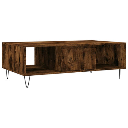 Tavolino da Salotto Rovere Fumo 104x60x35 cm Legno Multistrato | homemem39