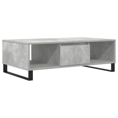 Tavolino Salotto Grigio Cemento 104x60x35 cm Legno Multistrato | homemem39