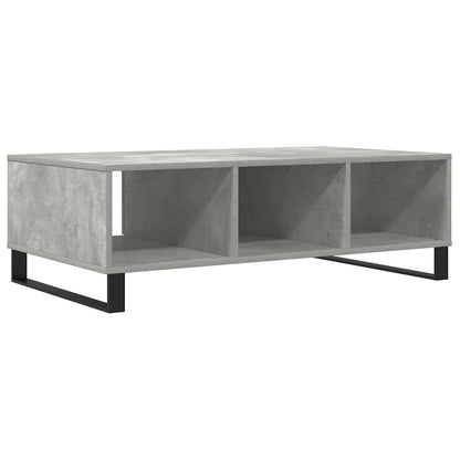 Tavolino Salotto Grigio Cemento 104x60x35 cm Legno Multistrato | homemem39