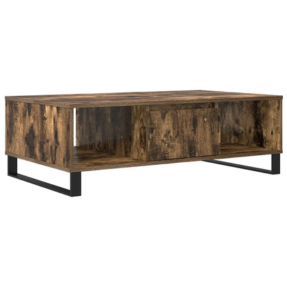 Tavolino da Salotto Rovere Fumo 104x60x35 cm Legno Multistrato | homemem39