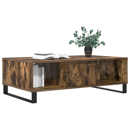 Tavolino da Salotto Rovere Fumo 104x60x35 cm Legno Multistrato | homemem39