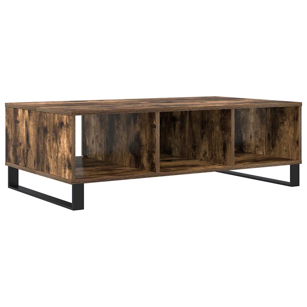 Tavolino da Salotto Rovere Fumo 104x60x35 cm Legno Multistrato | homemem39