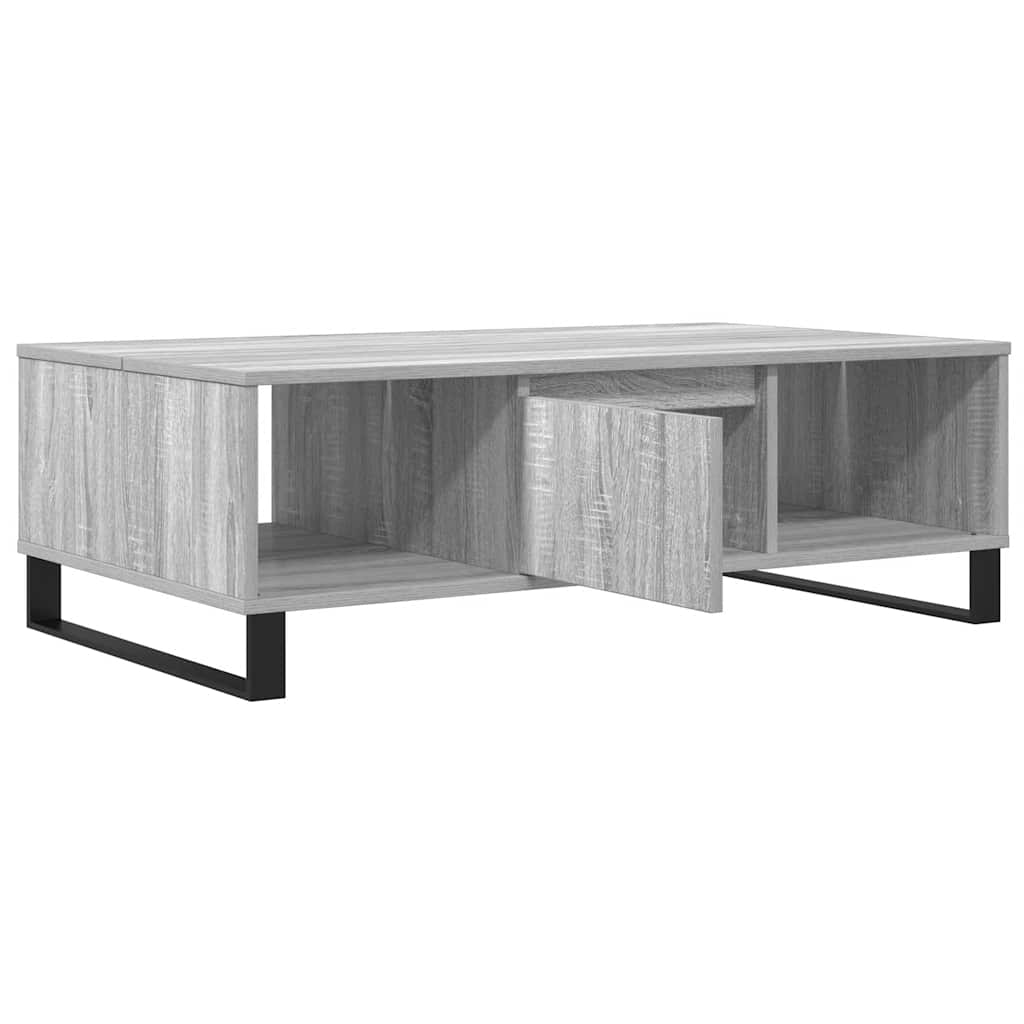 Tavolino da Salotto Grigio Sonoma 104x60x35cm Legno Multistrato - homemem39