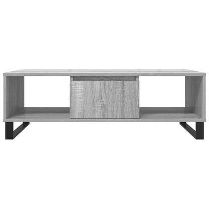 Tavolino da Salotto Grigio Sonoma 104x60x35cm Legno Multistrato - homemem39