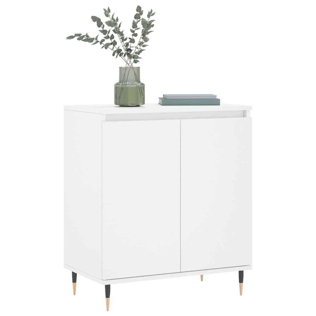 Credenza Bianca 60x35x70 cm in Legno Multistrato - homemem39