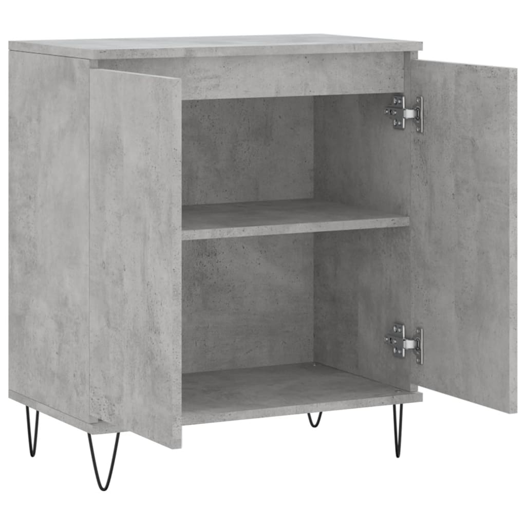 Credenza Grigio Cemento 60x35x70 cm in Legno Multistrato - homemem39